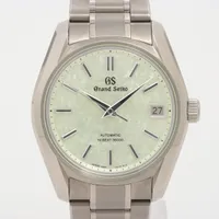 グランドセイコー ヘリテージコレクション 62GS メカニカルハイビート 36000 SBGH343 TI AT グリーン文字盤