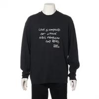 モンクレールジーニアス フラグメント コットン ロングTシャツ 24年 ブラック ＡＢランク