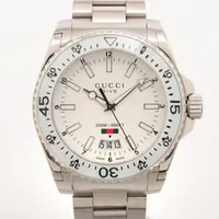 グッチ ダイブ 136.3 SS QZ 白文字盤