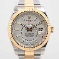 ロレックス スカイドゥエラー 336933 SS×YG AT シルバー文字盤