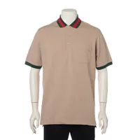 グッチ GG コットン ポロシャツ 24SS ベージュ