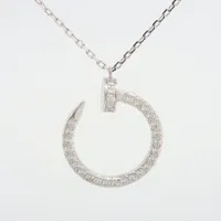 カルティエ ジュストアンクル ダイヤ 750(WG)