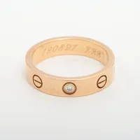 カルティエ ミニラブ 1P ダイヤ 750(PG)