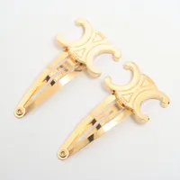 セリーヌ トリオンフ GP ヘアクリップ ゴールド ＡＢランク