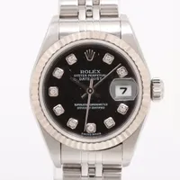 ロレックス デイトジャスト 79174G SS×WG AT 黒文字盤