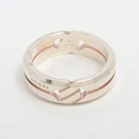 グッチ インターロッキング 114876 キャンバス×レザー ベルト 85/34