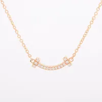 ティファニー Tスマイル ミニ ダイヤ 750(PG)