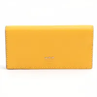 フェンディ セレリア 7M0186 レザー 財布 イエロー Ａランク