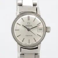 オメガ ジュネーブ SS AT シルバー文字盤
