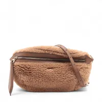 マックスマーラ テディベア ボア ボディバッグ ブラウン