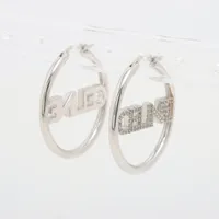 セリーヌ ロゴ オニキス ネックレス FCA2214 ブラック×シルバー