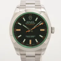 ロレックス ミルガウス 116400GV SS AT ブラック文字盤