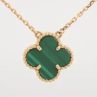 ヴァンクリーフ&アーペル ヴィンテージアルハンブラ マラカイト 750(YG)