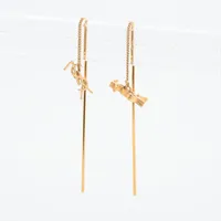 サンローラン GP ピアス(両耳用) ゴールド