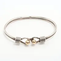 ティファニー ダブルフック＆アイ 925 バングル シルバー