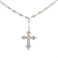 ローリーロドキンネックレス「K」チャーム PETITE loree Quaterfoil NECKLACE 18k Yellow Gold / DIAMONDS