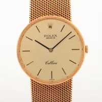 ロレックス チェリーニ YG 手巻き シャンパン文字盤