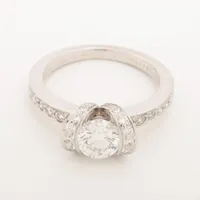 ティファニー リボン ダイヤ Pt950 F