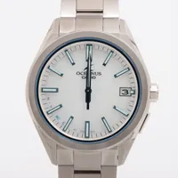 カシオ オシアナス OCW-T200 SS ソーラー シルバー文字盤 Ａランク