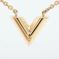 ルイ・ヴィトン エセンシャル V M00857 GP ネックレス OB0233 ゴールド