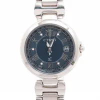 【美品】シチズン CITIZEN xC クロスシー H060-T023479 エ シチズン クロスシー H060-T023479 SS ソーラー シルバー文字盤 A