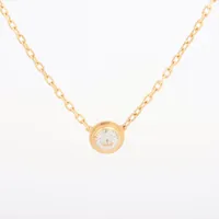 カルティエ ダムール LM ダイヤ 750(YG) ＡＢランク