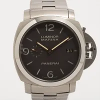 パネライ ルミノールマリーナ PAM00352 SS×TI AT 黒文字盤