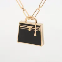 エルメス ケリー アミュレット GP ネックレス ゴールド ＡＢランク