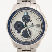 カシオ オシアナス OCW-S7000D-7AJF TI ソーラー 白文字盤 ＡＢランク