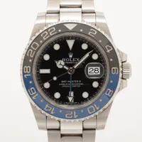 ロレックス GMTマスター Ⅱ 116710BLNR SS AT 黒文字盤