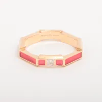 グッチ リンクトゥラブ ダイヤ エナメル 750(YG)