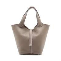エルメス ピコタンロック18 PM トリヨンクレマンス エトゥープ シルバー金具 ＡＢランク