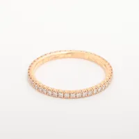 カルティエ　エタンセル　PG750　フルダイヤ　リング 58　幅1.5mm カルティエ エタンセル PG750 フルダイヤ リング 58 幅1.5mm