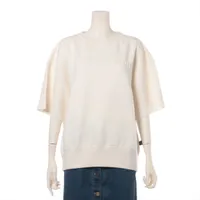 ヴィトン ウール 半袖ニット 24SS ホワイト ＡＢランク