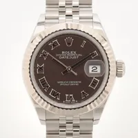 ロレックス デイトジャスト 279174 SS×WG AT グレー文字盤