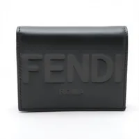 フェンディ 8M0420 レザー 財布 ブラック ＡＢランク