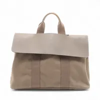 エルメス トヴァルパライソMM トワルシェブロン エトゥープ シルバー金具