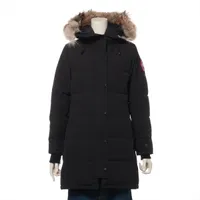 カナダグース SHELBURNE PARKA ポリエステル ダウンジャケット ブラック ＡＢランク