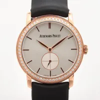 オーデマピゲ ジュールオーデマ PG×社外革 手巻き シルバー文字盤