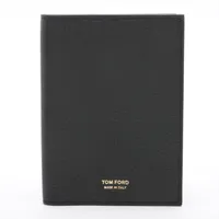 TOM FORD】マネークリップウォレット グレインレザー ブラック