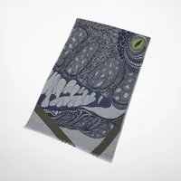 エルメス ウール ストール グレー ＡＢランク