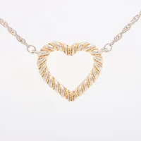 ティファニー ツイストハート 925 ネックレス シルバー ＡＢランク