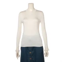 エルメス シルク カットソー 22AW アイボリー Ａランク