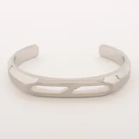 エルメス デルタカフ メタル バングル シルバー