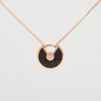 カルティエ アミュレットドゥカルティエ オニキス ダイヤ 750(PG) ＡＢランク