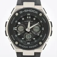 カシオ Gショック GST-W300-1AJF SS×ラバー ソーラー 黒文字盤 Ａランク