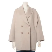 エルメス カシミヤ コート ベージュ ＡＢランク