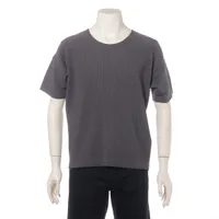 オムプリッセ イッセイミヤケ ポリエステル Tシャツ グレー Ａランク