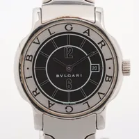 ブルガリ ソロテンポ ST29S SS QZ 黒文字盤