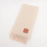 ロエベ アナグラム モヘヤ マフラー アイボリー ＡＢランク